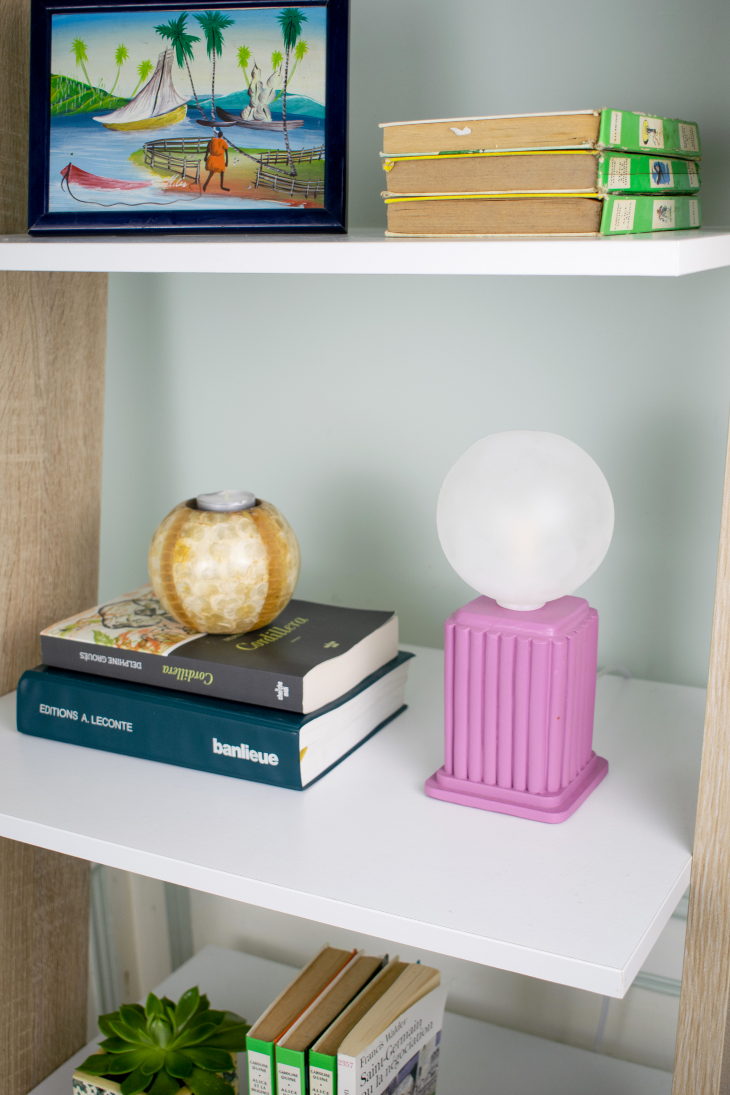 Lilac Heera | Modern Scandi Dimmable Table Lamp