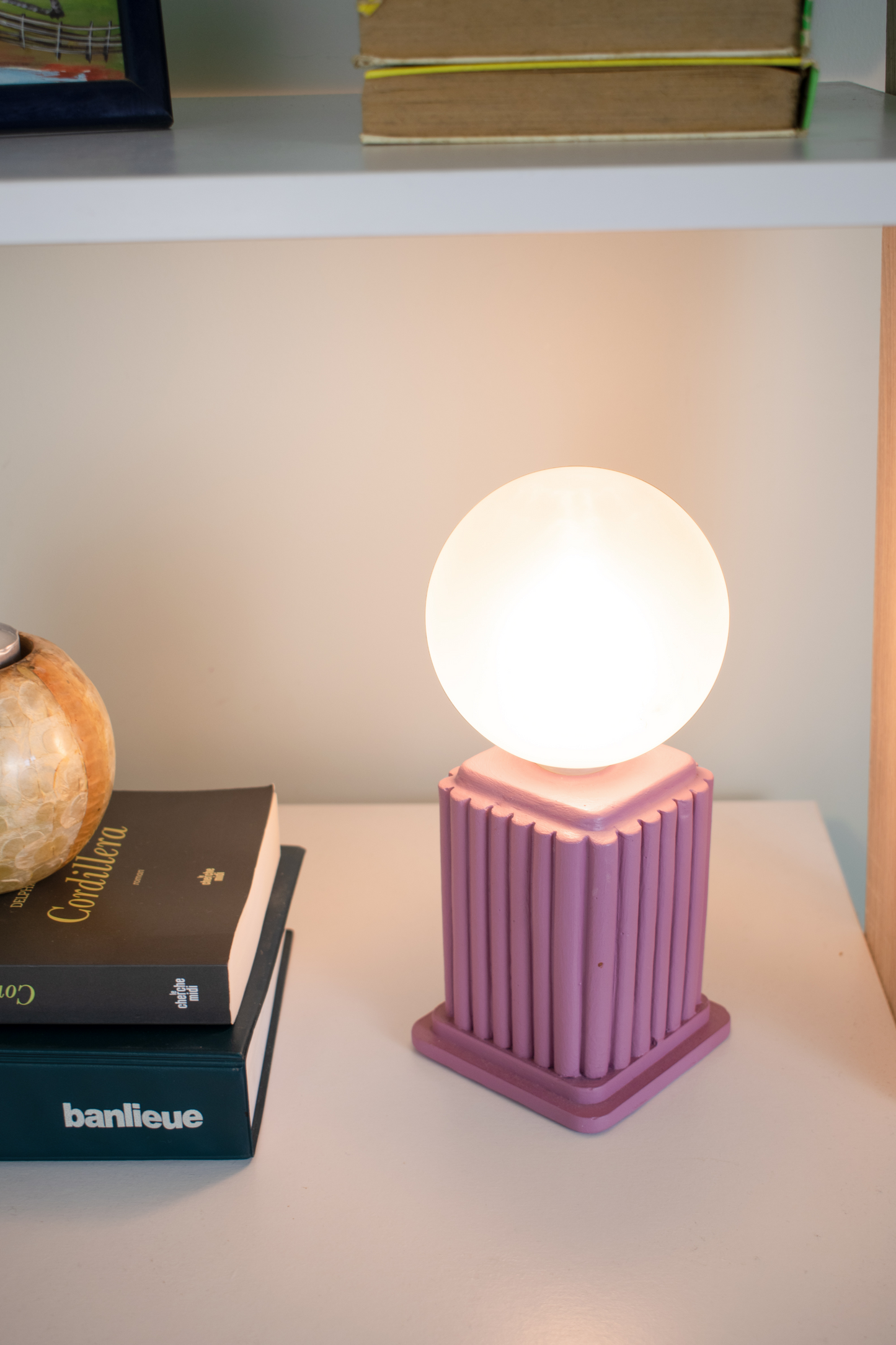 Lilac Heera | Modern Scandi Dimmable Table Lamp