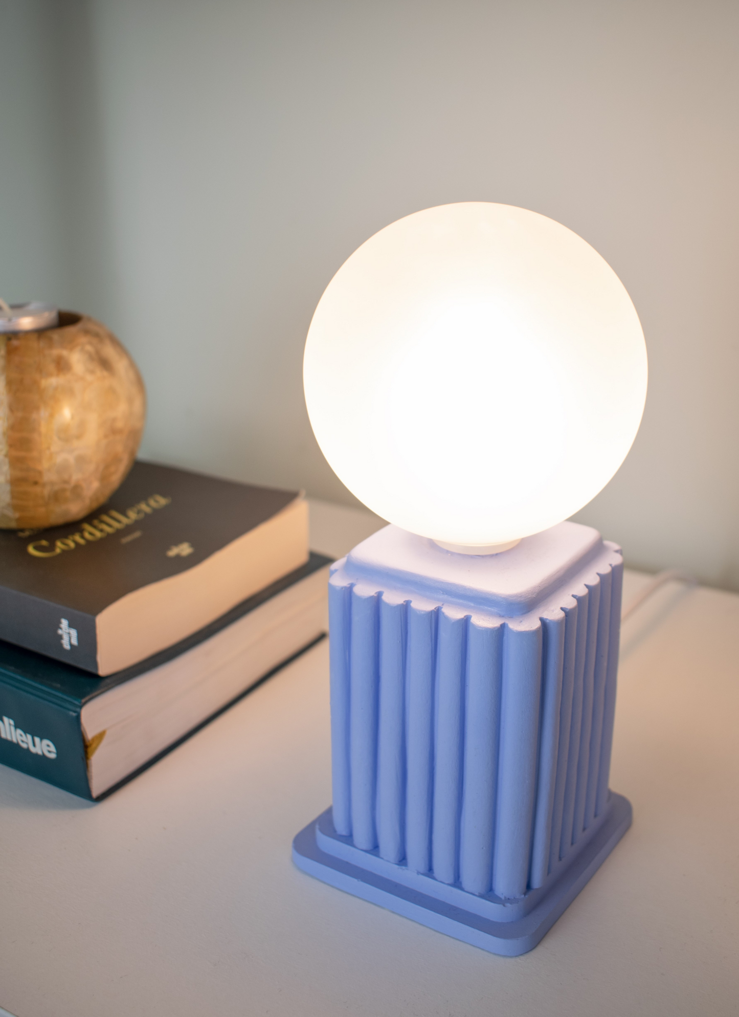 Blue Heera | Modern Scandi Dimmable Table Lamp