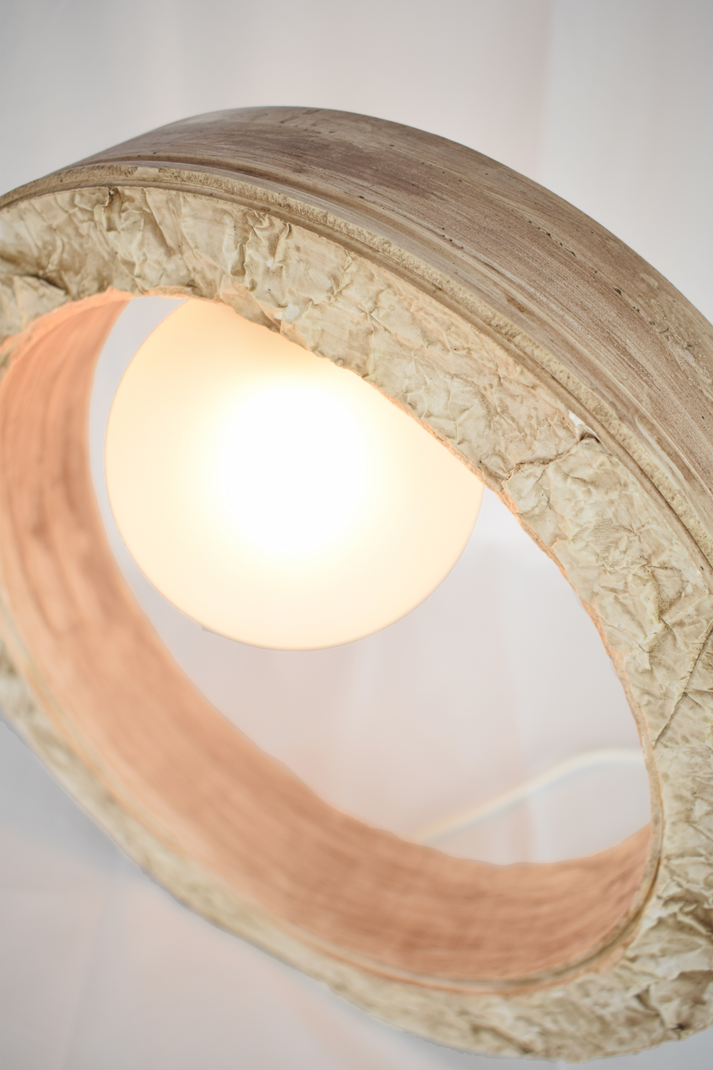 Raeka | Large Stone Effect Accent Table Lamp