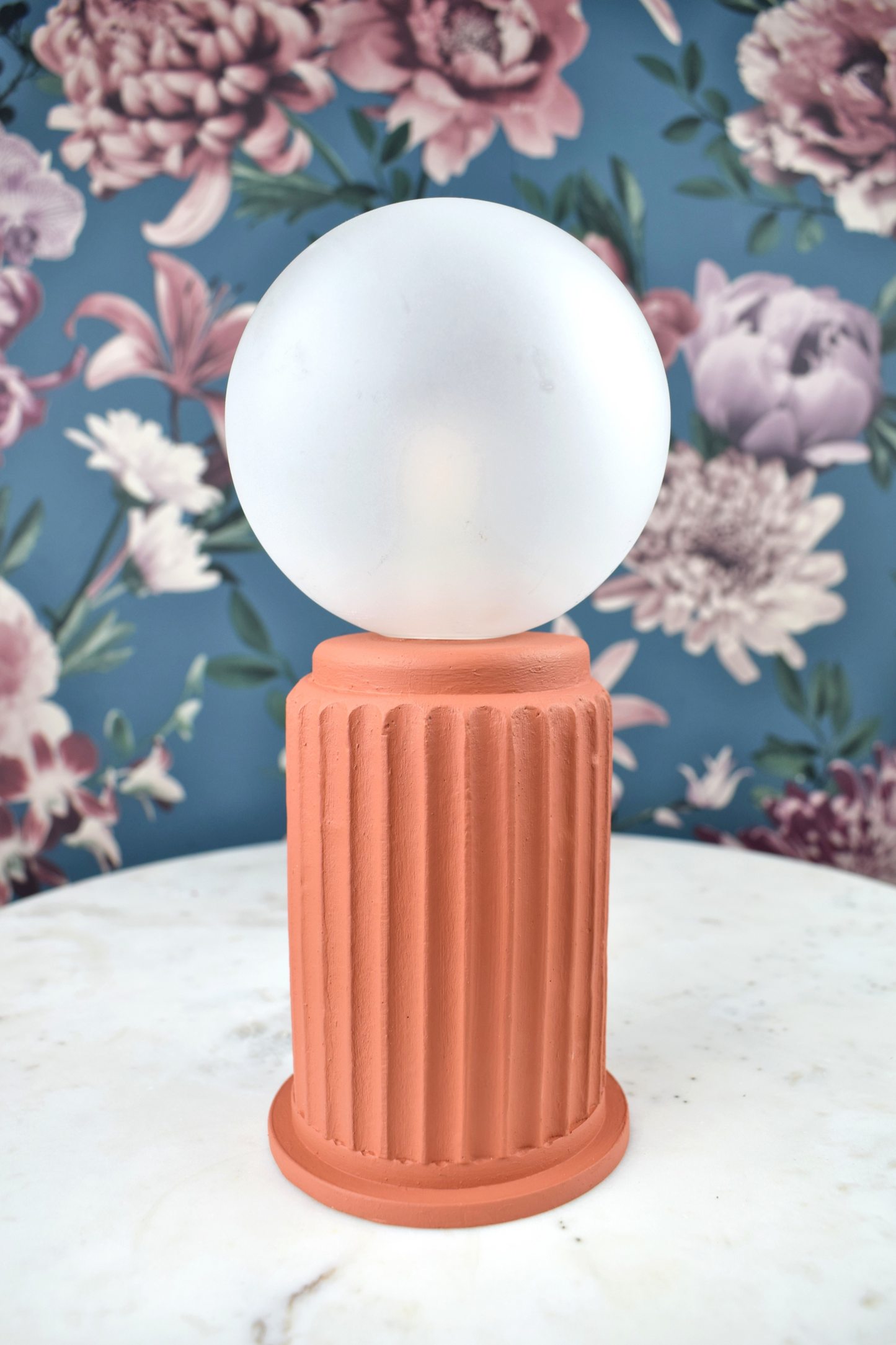 Orange Adeera | Dimmable Round Table Lamps